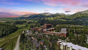 Aerial shot of Peak 9