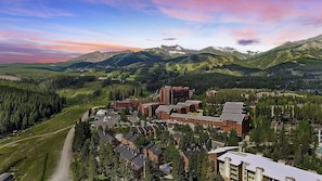 Aerial shot of Peak 9