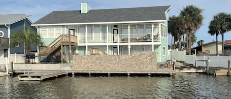 Back view of House facing Little Bay