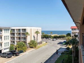 Ocean View from top-floor balcony