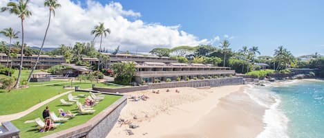 Beach in Front of Property