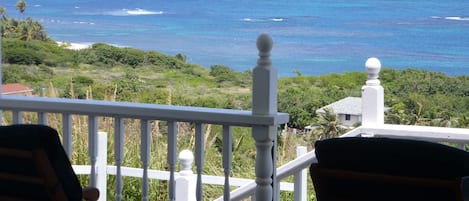 Nearby beach and Longhaul Bay from porch 