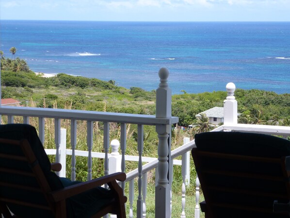 Nearby beach and Longhaul Bay from porch 
