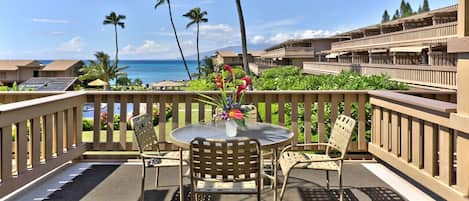 Kahana Sunset D6- Lanai/Balcony View from Living Room