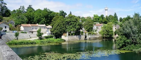 View of La Haute Terne from Roman Bridge