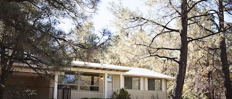 Adorable cottage in the woods. Wait til you see it!