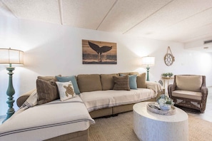 Plenty of space in the living area to kick back and relax