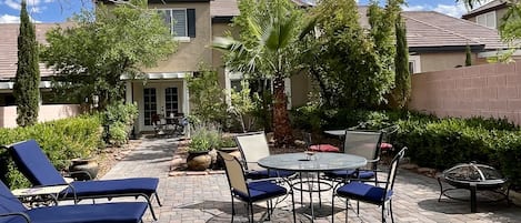 3500 sf private Backyard .