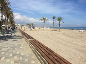 The beach