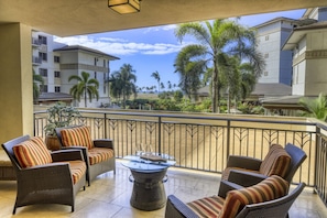 Ocean views from the lanai