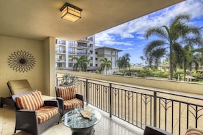 Ocean views from the lanai