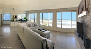 Open Floor Plan with Direct Ocean View