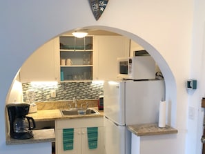 Kitchen area... all appliances you will need for some easy meals in the condo.  