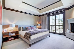 Get a good night's rest in the spacious master bedroom.
