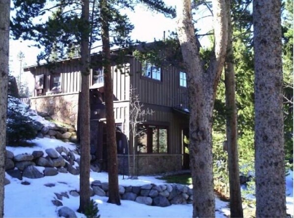 View of home, Garage is on the upper floor.