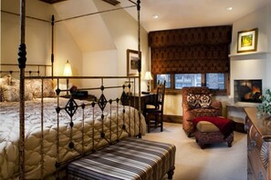 Get a good night's sleep in the master bedroom.
