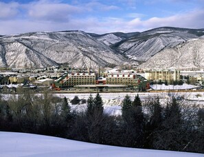 Enjoy sweeping mountain views.