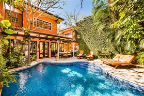 A luxury villa with private pool and tropical oasis for your ultimate vacation