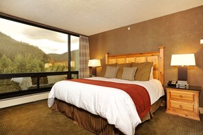 Drift to sleep in the comfortable and spacious king bed.