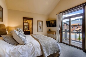 Snuggle up in 1 of the 3 bedrooms!