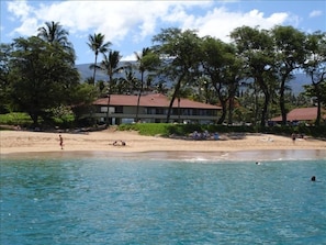 View of our villa from the ocean....