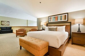 Get a good night's rest in the master bedroom.