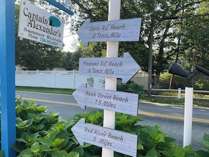 Walk to 2 Great Beaches from Captain Alexander’s