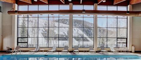 Take a dip and relax in the indoor pool.