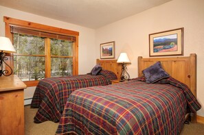 Drift to sleep in the comfortable single beds