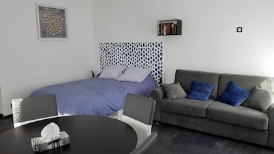 apartment with garden and well being facilities