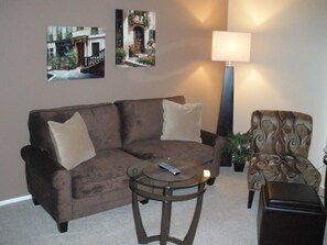 Cozy Living Room, for relaxing, during your stay. 