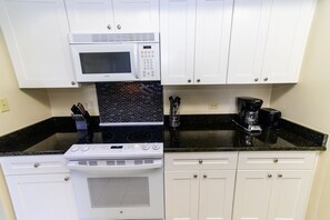 Stove, Microwave and Coffee Maker 