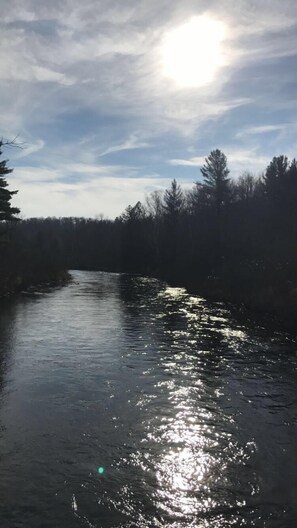 Sunny day on the river