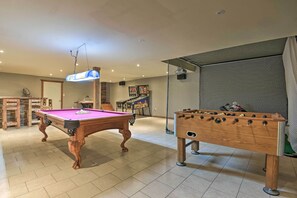 The game room has something for everyone!