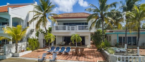 Terrace and oceanfront deck made with a drone 2019 