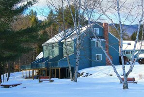 End unit surrounded by the beauty of NH Birch trees ...