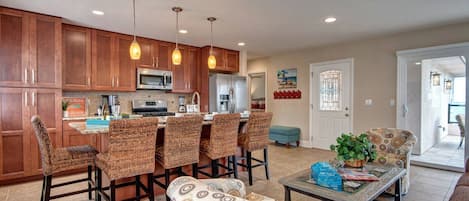 Family Room and Kitchen