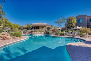 Pool, two hot tubs, and workout room just 25 yards from the house