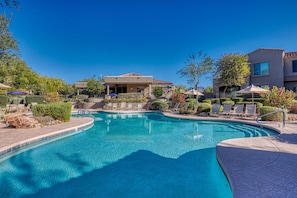 Pool, two hot tubs, and workout room just 25 yards from the house