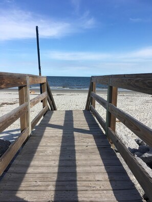 Public beach access