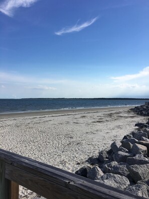 View from public beach access