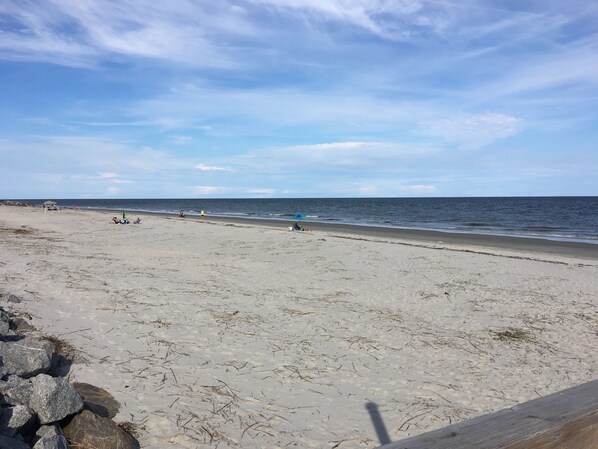 View from public beach access