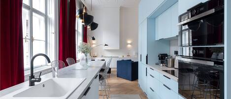 Kitchen with dining area