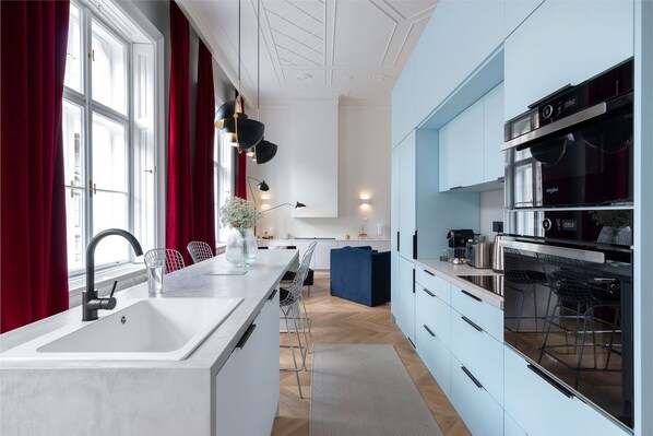 Kitchen with dining area