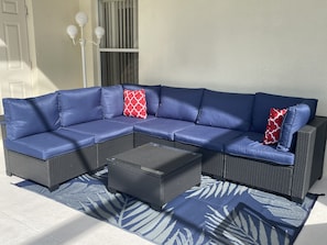 New Rattan sofa set for relaxing both by day and night