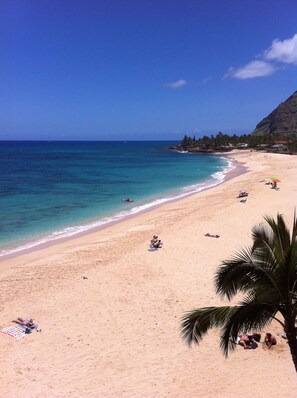 "Spectacular Crescent Shaped White Sandy Beach"
View from the Condo