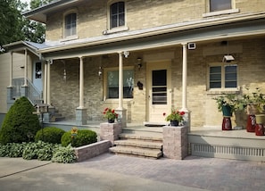 Side entrance to the HA Whitney Inn, Columbus, Wisconsin