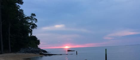 Sunset at Sharks tooth Beach