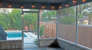 Sunroom view 