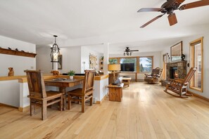 View of Main Level Living Room from Kitchen